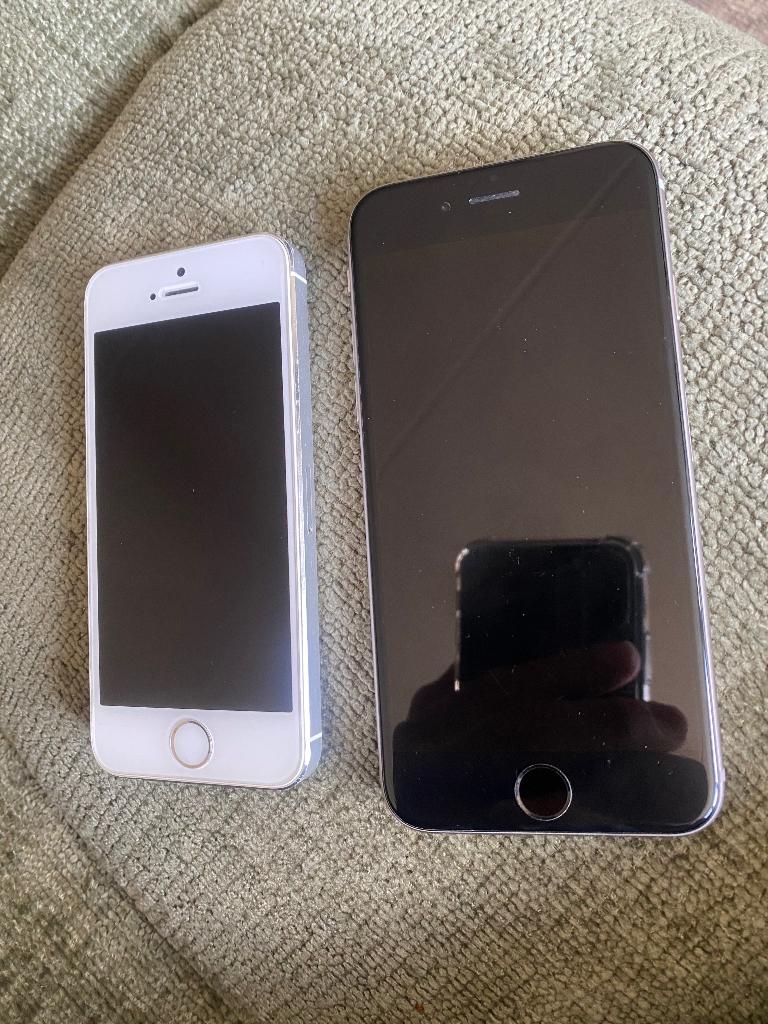 2 x iphone s, Telecommunicatie, Mobiele telefoons | Apple iPhone, Gebruikt, 32 GB, Ophalen of Verzenden, Zonder simlock