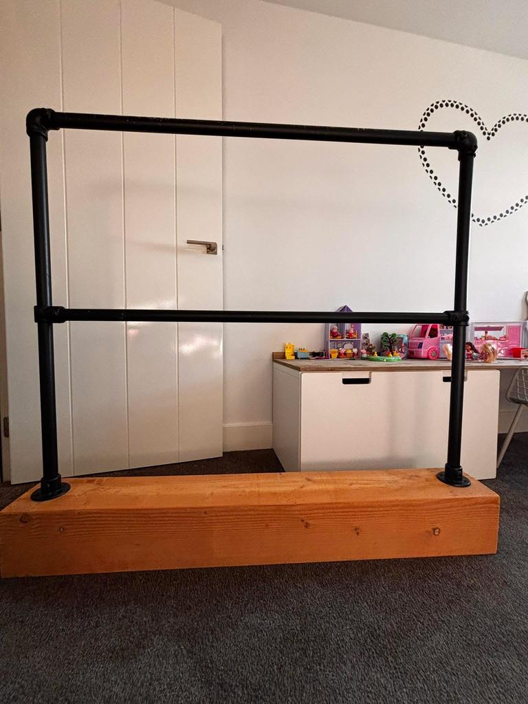 Kledingrek douglashout met steugerbuis frame, Ophalen, Nieuw, Overige typen