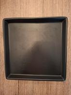 Zwart kaarsen plateau, Ophalen of Verzenden, Zo goed als nieuw, Zwart