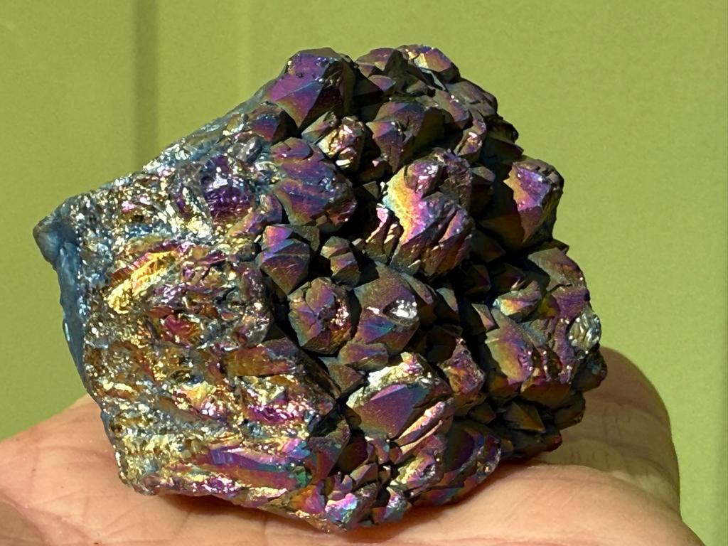 Titanium Aura Kwarts mineralen, Ophalen of Verzenden, Mineraal