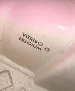 Roze Vitribo Belgium Wastafel - Vintage Design, Doe-het-zelf en Verbouw, Sanitair, Ophalen, Gebruikt, Wastafel