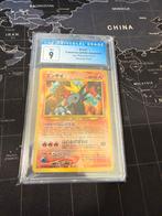 CGC 9 Entei Neo Premium File 2 - Zeldzame Japanse kaart!, Ophalen of Verzenden, Zo goed als nieuw, Losse kaart