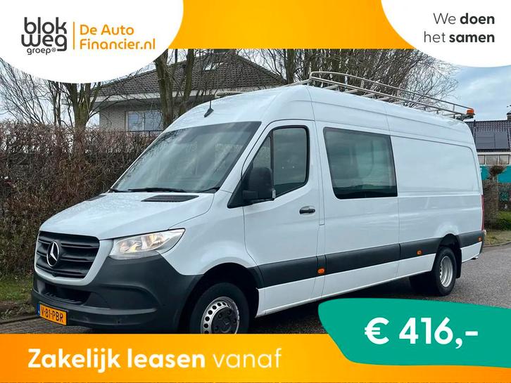 Mercedes-Benz Sprinter 516 L3H2 Dubbel cabine | € 24.950,0, Auto's, Bestelauto's, Bedrijf, Te koop, Achteruitrijcamera, Airconditioning