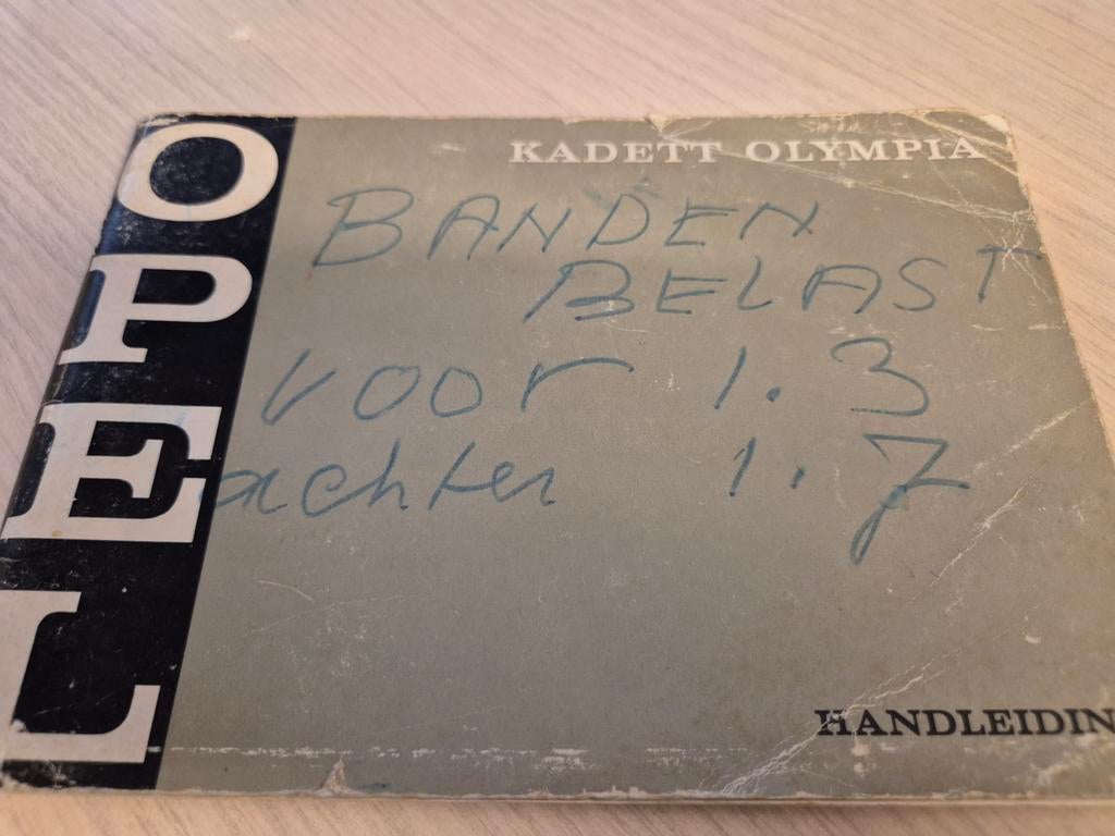 1970 Opel Kadett handleiding óók de Kadett B Rallye coupés, Ophalen of Verzenden