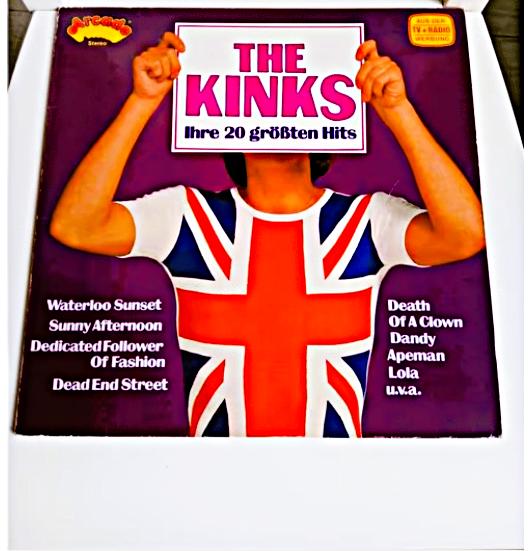 original lp-the kinks ihre grobten hits uit 1978, Gebruikt, Ophalen of Verzenden, 1970 - 1979, Inclusief binnenhoes