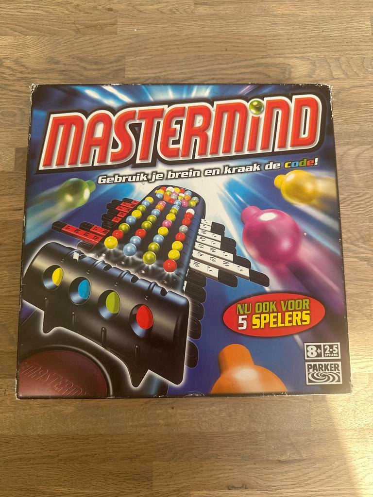 Mastermind Bordspel - Kraak de Code!, Een of twee spelers, Ophalen, Gebruikt