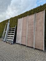 Layher groot aluminium rolsteiger oerdegelijke steiger, Ophalen, Gebruikt, Rolsteiger of Kamersteiger, 5 meter of hoger