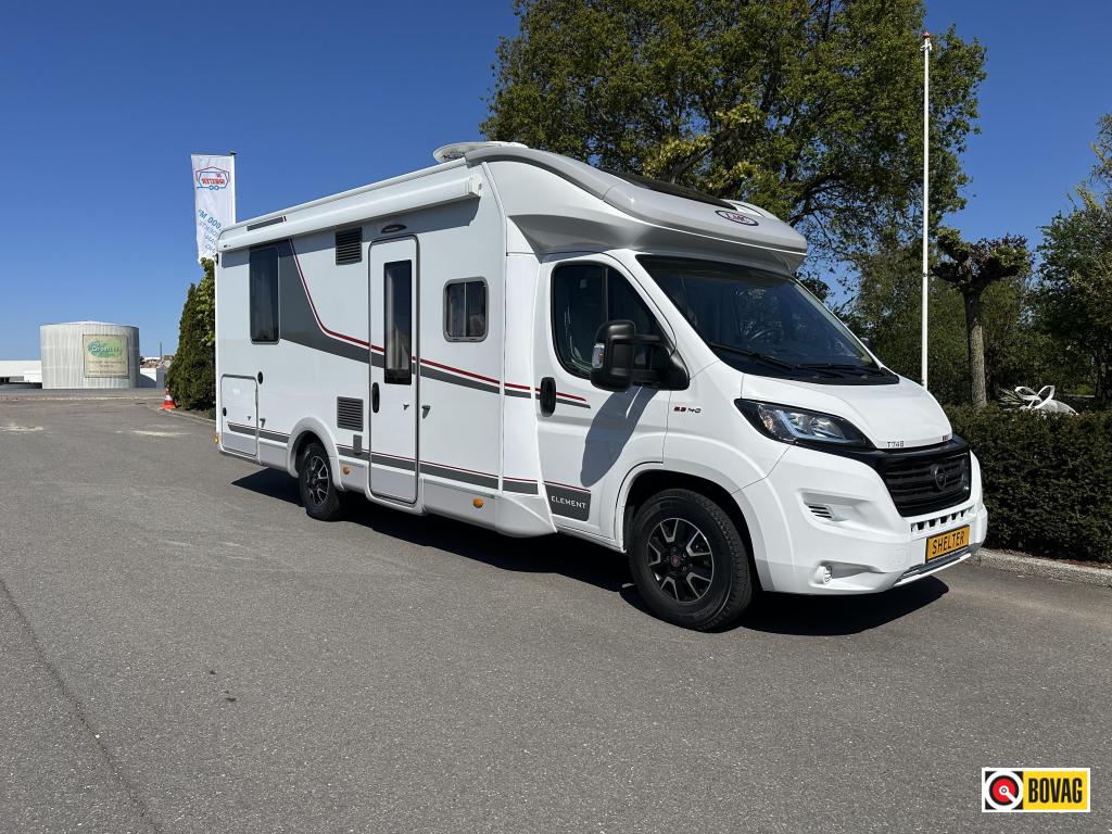 LMC Element T 748 9 Spd 160 PK Zeer mooi, Automaat, Ringverwarming, Fiat, Airbags