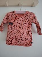 Feetje truitje maat 62 - Roze met panterprint, Kinderen en Baby's, Babykleding | Maat 62, Ophalen of Verzenden, Zo goed als nieuw