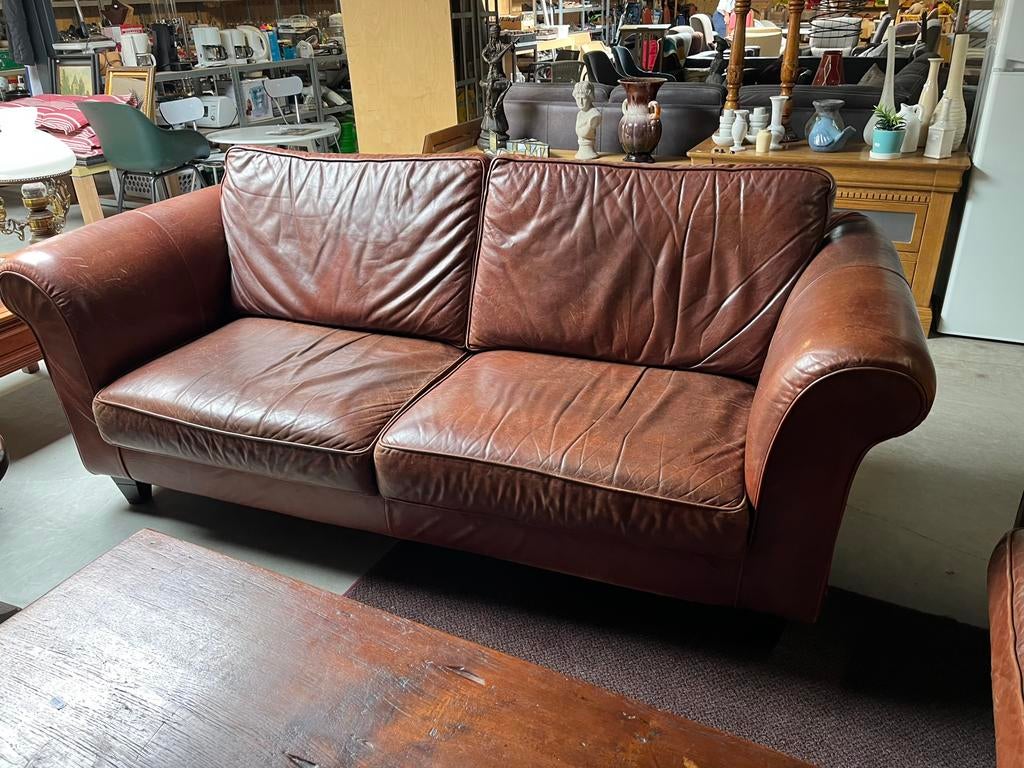 3 zitsbank, 205 cm  van het italiaanse merk  Epoque, Ophalen, Driepersoons, 75 tot 100 cm, Zo goed als nieuw