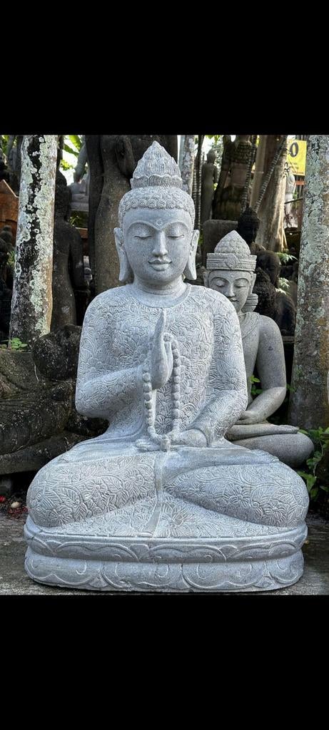 Boeddha lavasteen 105 cm, Ophalen, Www.ibizasfeer.nl, Nieuw, Info@ibizasfeer.nl