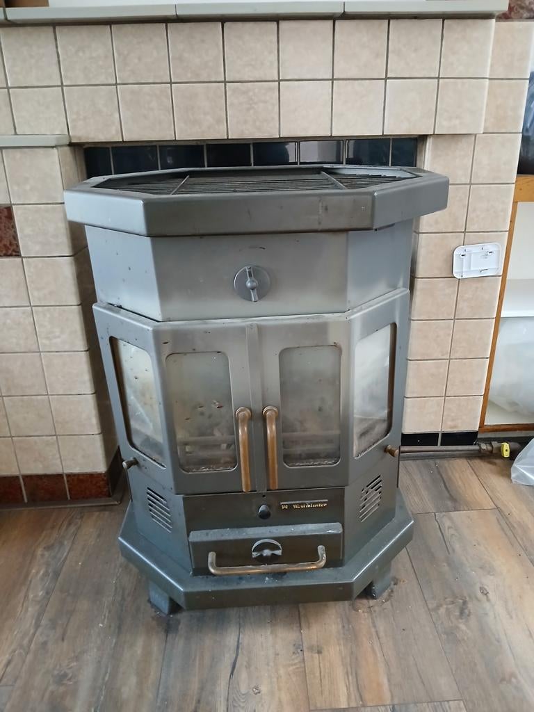 Gaskachel Westminster - Kwaliteitsmerk & Gekeurd, Huis en Inrichting, Kachels, Ophalen, Gebruikt, Gas, Vrijstaand