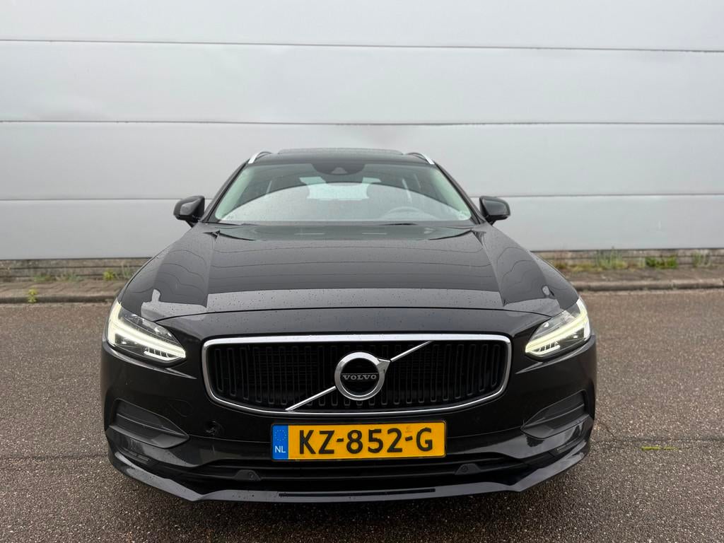 Volvo V90 2.0 D4 Momentum (bj 2017) PANO|LEER|CAMERA|EX BPM, Auto's, Volvo, 1969 cc, Zwart, Diesel, 22 km/l