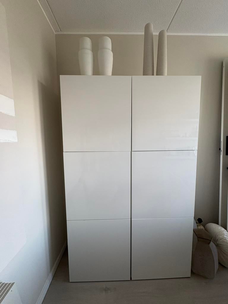 Deuren besta ikea 6x hoogglans wit, Ophalen, Gebruikt, 25 tot 50 cm, Minder dan 100 cm