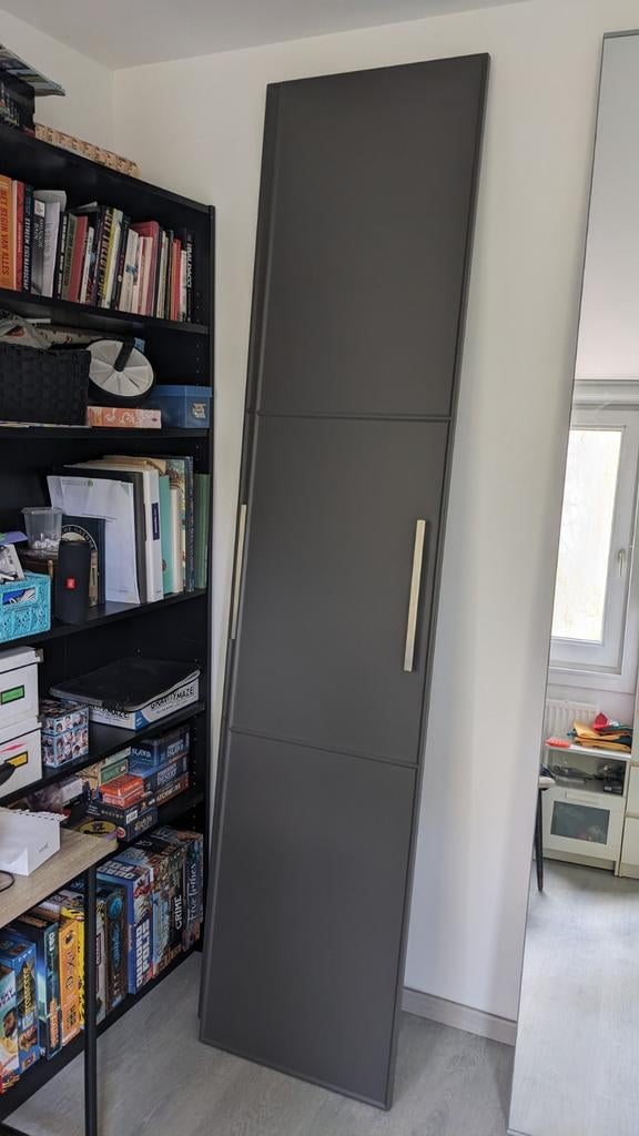 Ikea Pax deuren antraciet, Huis en Inrichting, Kasten | Kledingkasten, Gebruikt, 200 cm of meer, 50 tot 100 cm, Minder dan 25 cm