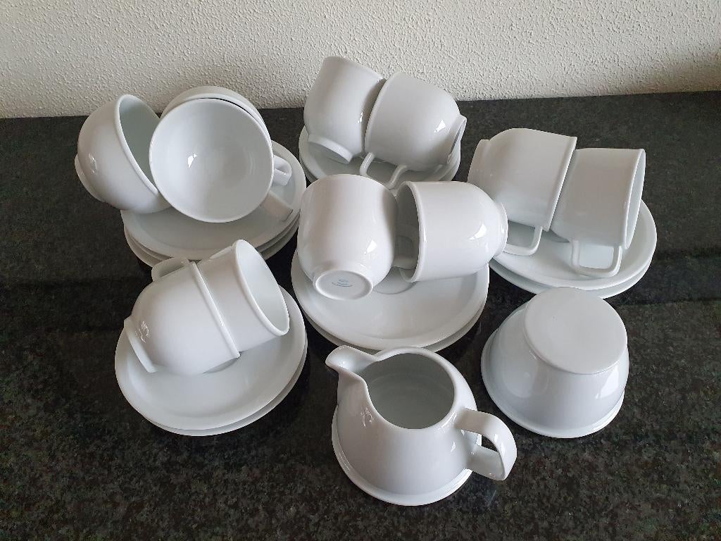 Design serviesgoed Pieter Stockmans, Verzenden, Zo goed als nieuw, Effen, Kop(pen) en/of Schotel(s)