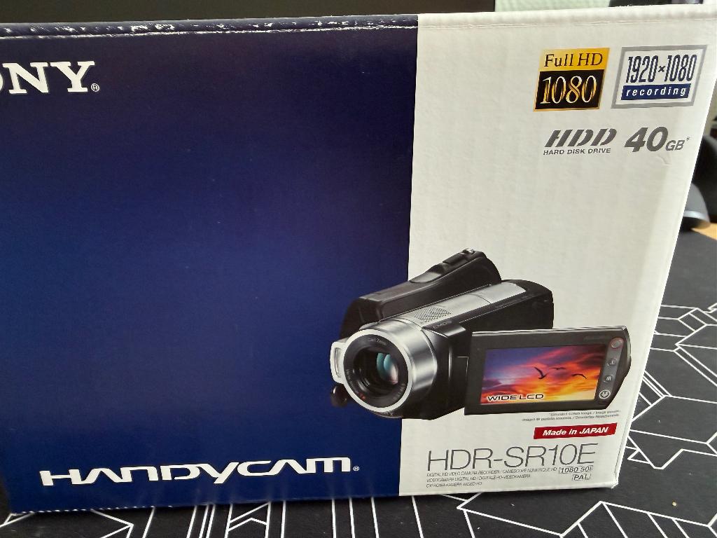 digitale videocamera Sony, Audio, Tv en Foto, Videocamera's Digitaal, Ophalen, Harde schijf, Full HD, 20x of meer