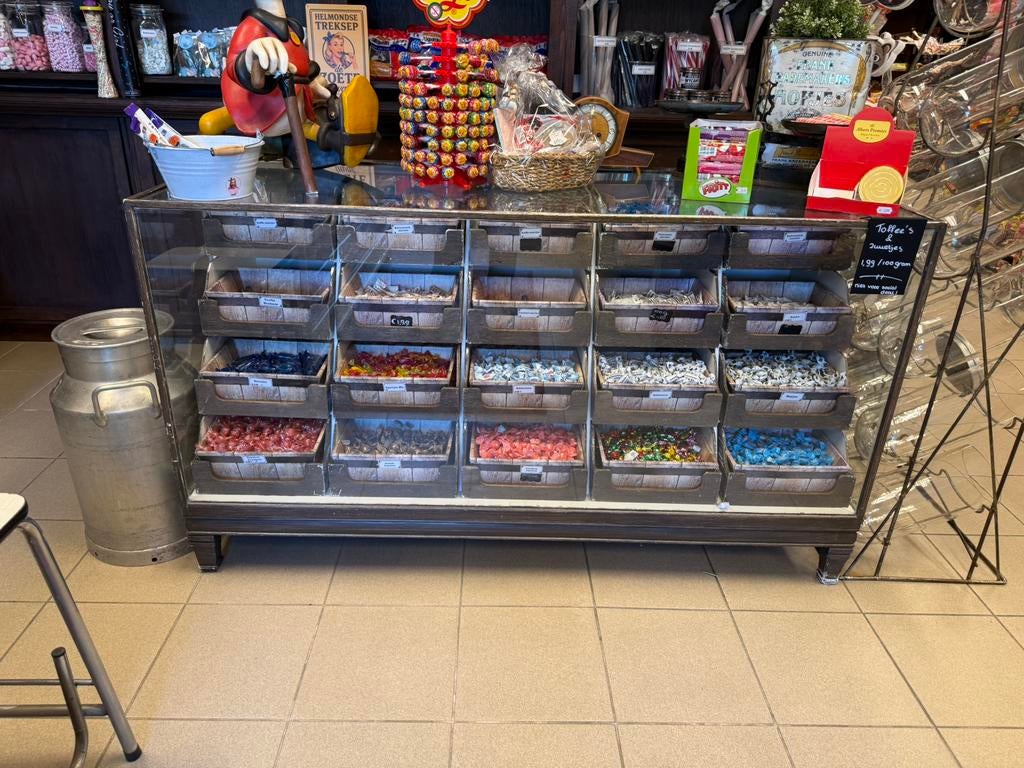 Vitrine toonbank, Ophalen of Verzenden