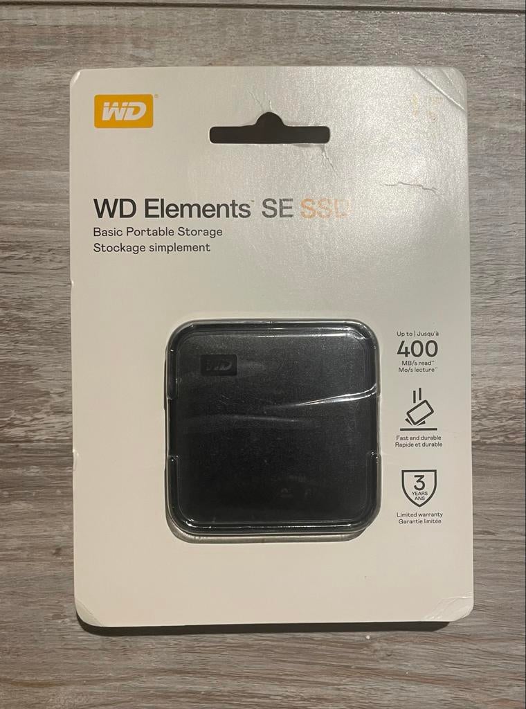 New - WD Elements SE SSD - Portable SSD 1TB, SSD, Nieuw, Ophalen of Verzenden, 1TB