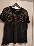 Zwart glitter T-shirt, Ophalen of Verzenden