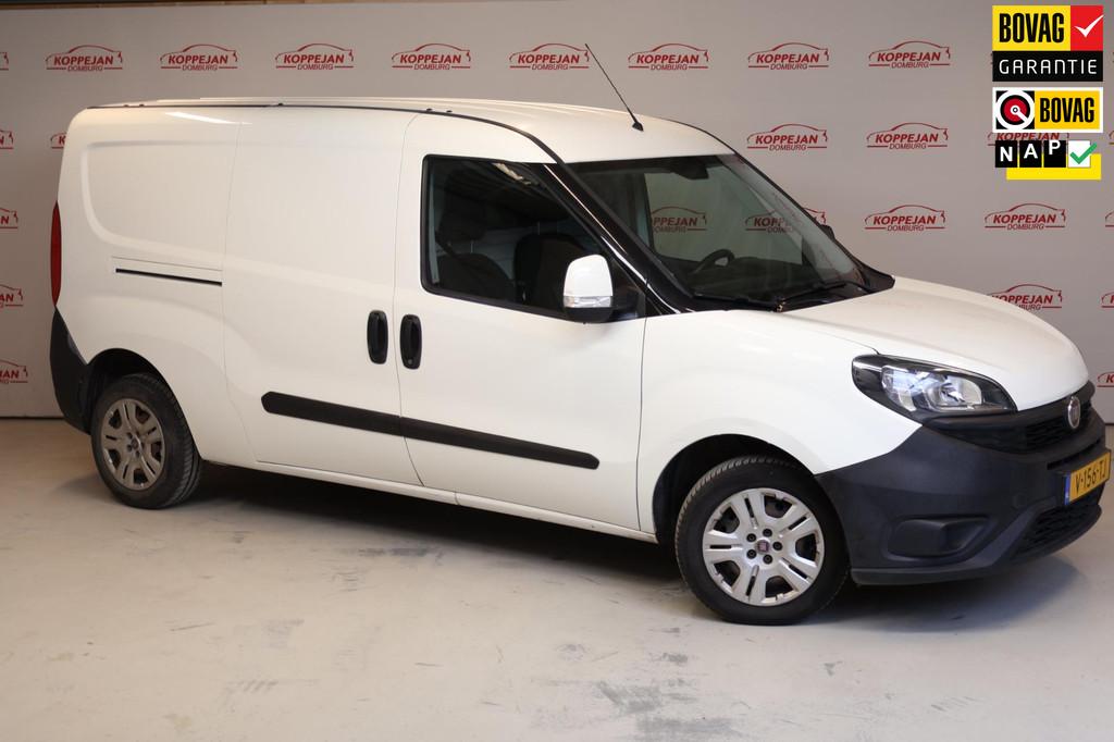 Fiat Doblò Cargo 1.3 MJ L2H1 Maxi SX NL auto, Airco, Auto's, Stof, Gebruikt, Wit, Origineel Nederlands