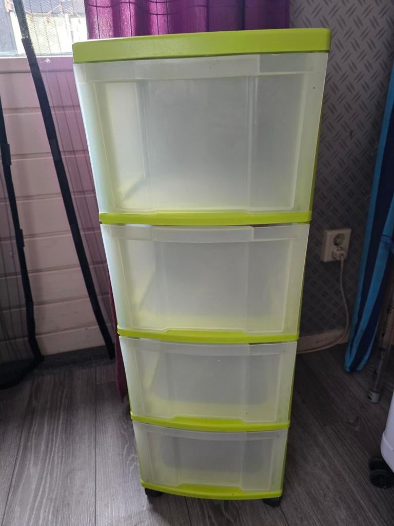 verrijdbaar ladenkastje, Huis en Inrichting, Kasten | Ladekasten, Ophalen, Minder dan 50 cm, 3 of 4 laden, Minder dan 100 cm