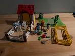 Playmobil paardenstal Sparky grasveld en extra omheining, Ophalen of Verzenden, Zo goed als nieuw, Complete set