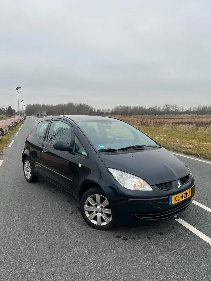 Mitsubishi Colt 1.3 Mivec CZ3 2008 Zwart 95pk, Auto's, Mitsubishi, Particulier, Colt, Bluetooth, Climate control, Elektrische ramen