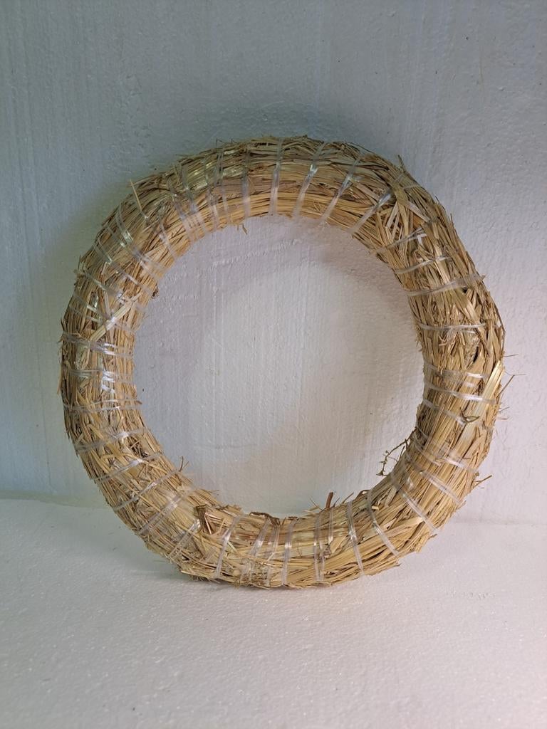 5 rieten kransen, Huis en Inrichting, Woonaccessoires | Kransen, Ophalen of Verzenden, Nieuw