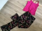 Travelstof; LaDress flair broek M met Studio Anneloes top, Kleding | Dames, Broeken en Pantalons, Ophalen of Verzenden, Zo goed als nieuw