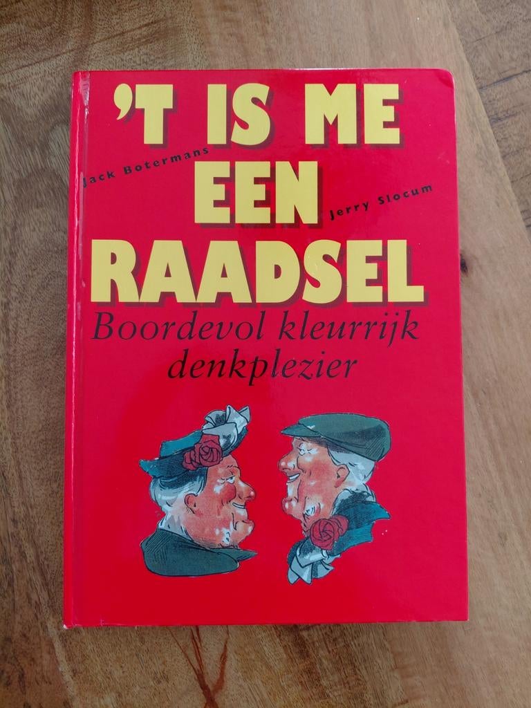 Puzzelboek 't is me een raadsel, Ophalen of Verzenden, Gebruikt, Puzzelboek