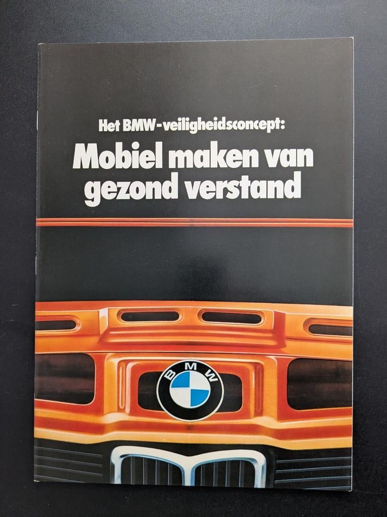 Brochure BMW-Veiligheidsconcept 1977 (veel E21), Ophalen of Verzenden, Zo goed als nieuw, BMW