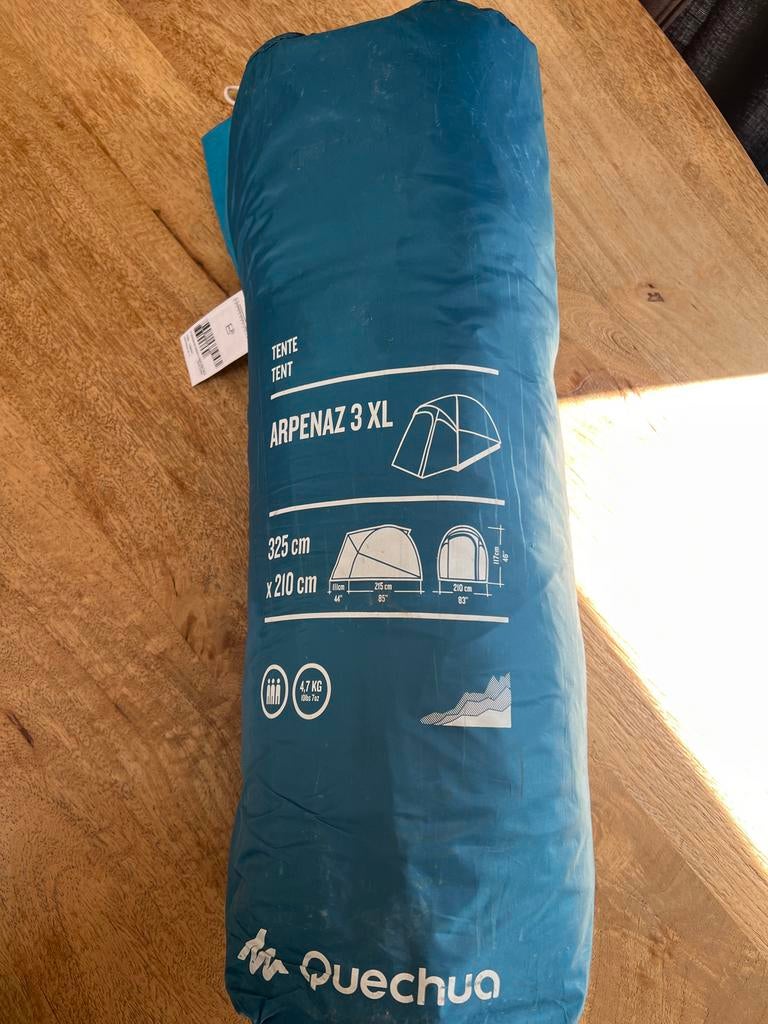 Quechua tent Arpenaz 3 XL, Caravans en Kamperen, Tenten, Ophalen, Gebruikt, Tot en met 3