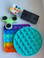 Fidget Speelgoed Set: Pop It, Fidget Spinner, Infinity Cube, Ophalen, Gebruikt, Jongen of Meisje