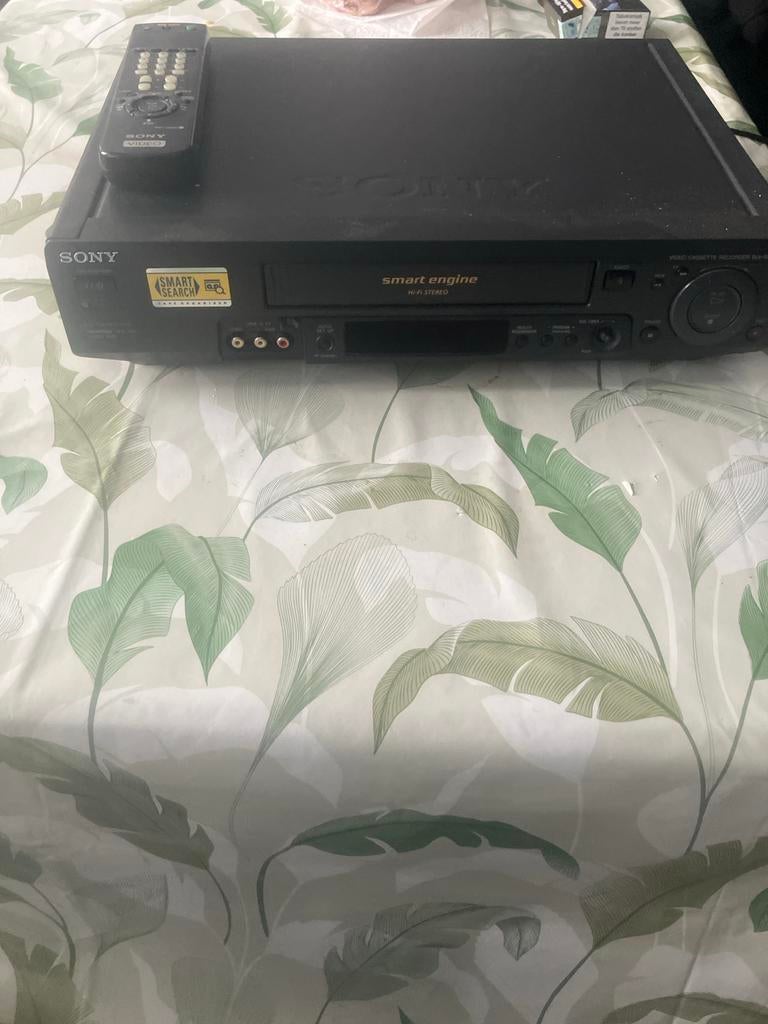 Sony Smart Engine Hi-Fi Stereo VHS-speler met afstandsbedien, Ophalen of Verzenden, Gebruikt, VHS-speler of -recorder