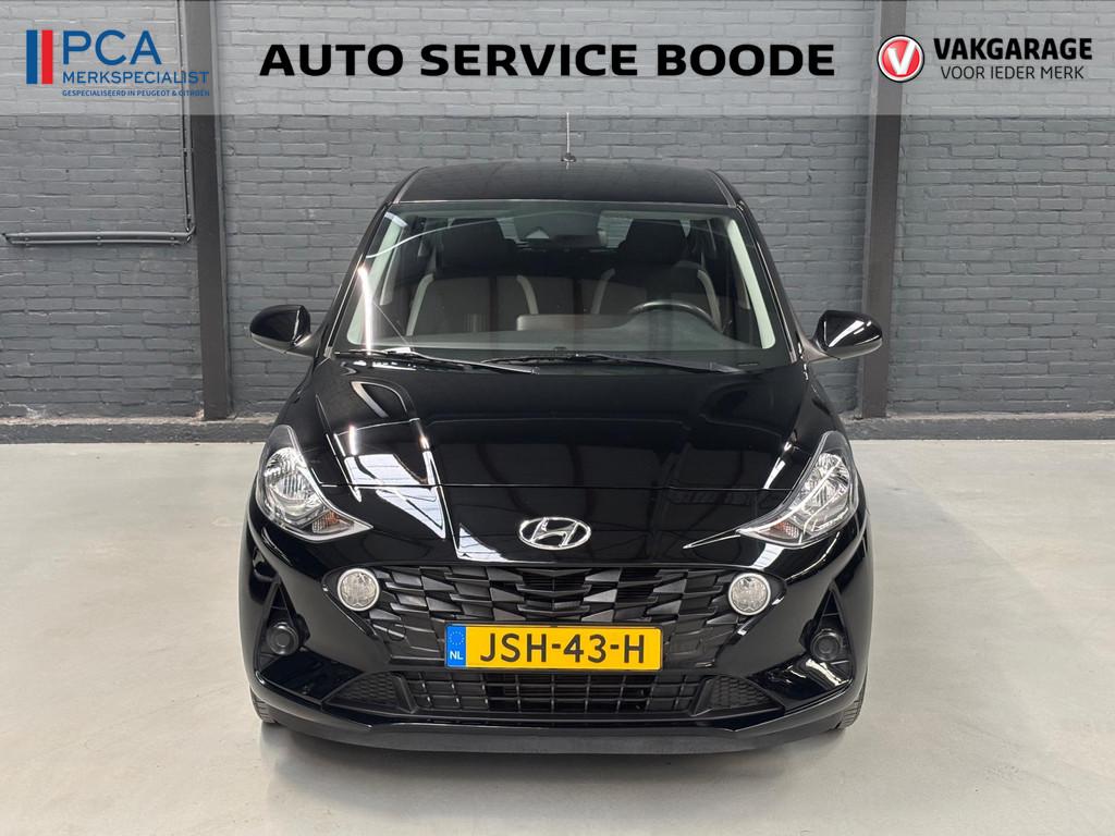 Hyundai I10 5-deurs 1.0 automaat - stoel + stuurverwarming -, Auto's, Stof, Gebruikt, 899 kg, Zwart