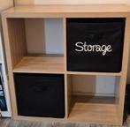 Superleuk open kastje incl 2 manden zgan, Ophalen, Zo goed als nieuw