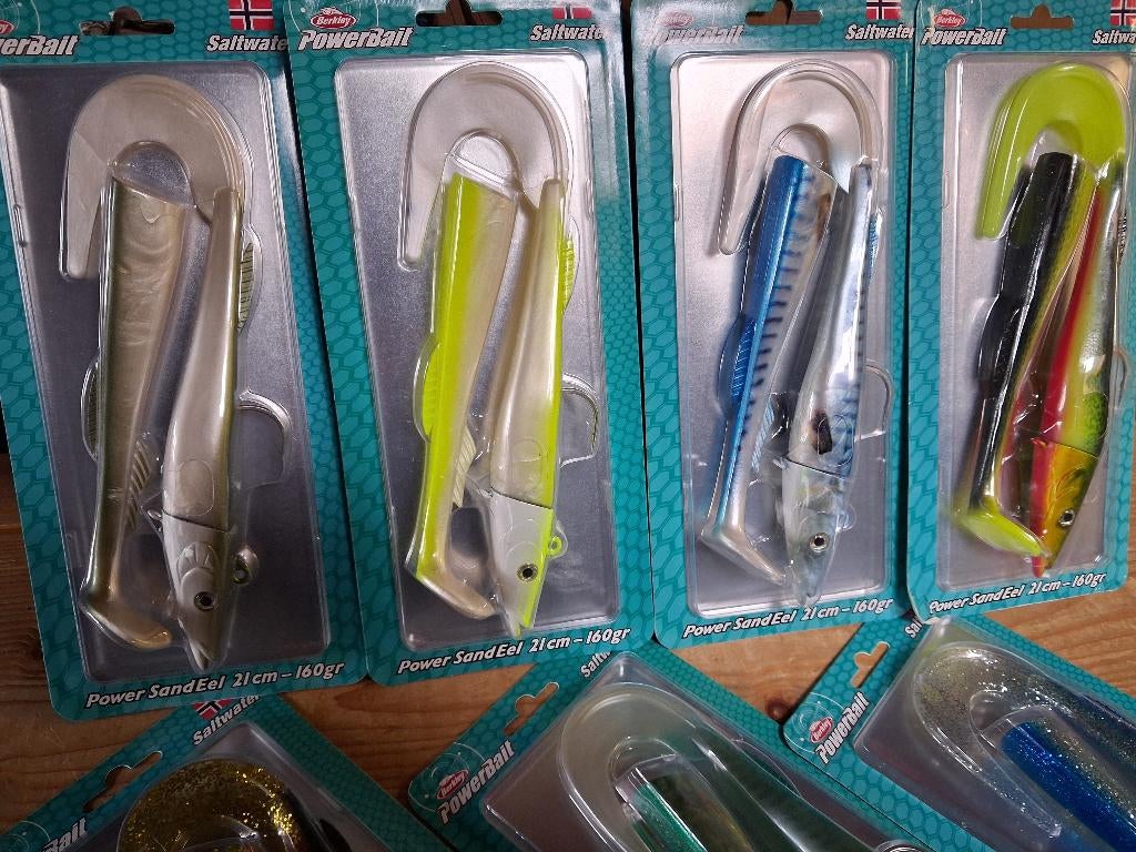 7 verpakkingen 160 grams Power Sandeels....€70,-, Tinstraat, Overige typen, Nieuw, Ophalen of Verzenden