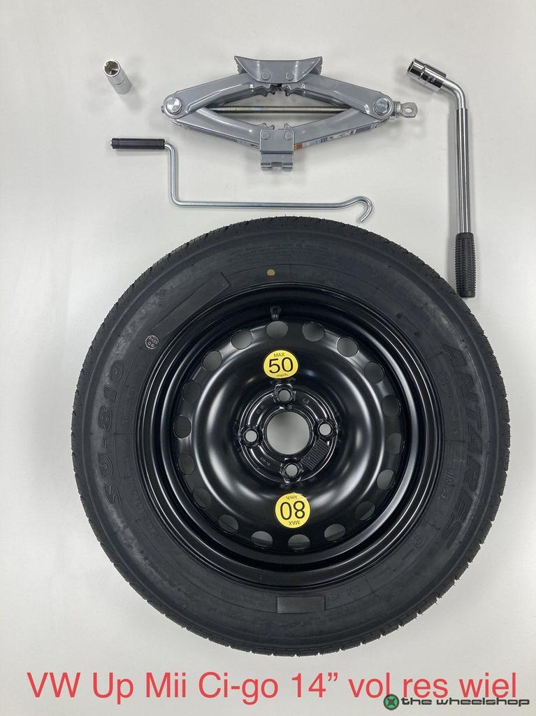 Reservewiel & Gereedschap VW Up Seat Mii Skoda Citigo Oem 14, Auto-onderdelen, Gebruikt, -, -, Banden en Velgen