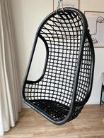 Hangstoel HK living zwart, Huis en Inrichting, Ophalen, Zo goed als nieuw, Zwart, Eén