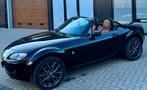 Mazda MX-5 1.8 Touring 2009 Zwart elektrische hardtop, Auto's, Achterwielaandrijving, 4 cilinders, Cabriolet, 1055 kg