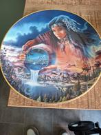 Franklin Mint sierborden met indianenafbeeldingen, Ophalen of Verzenden