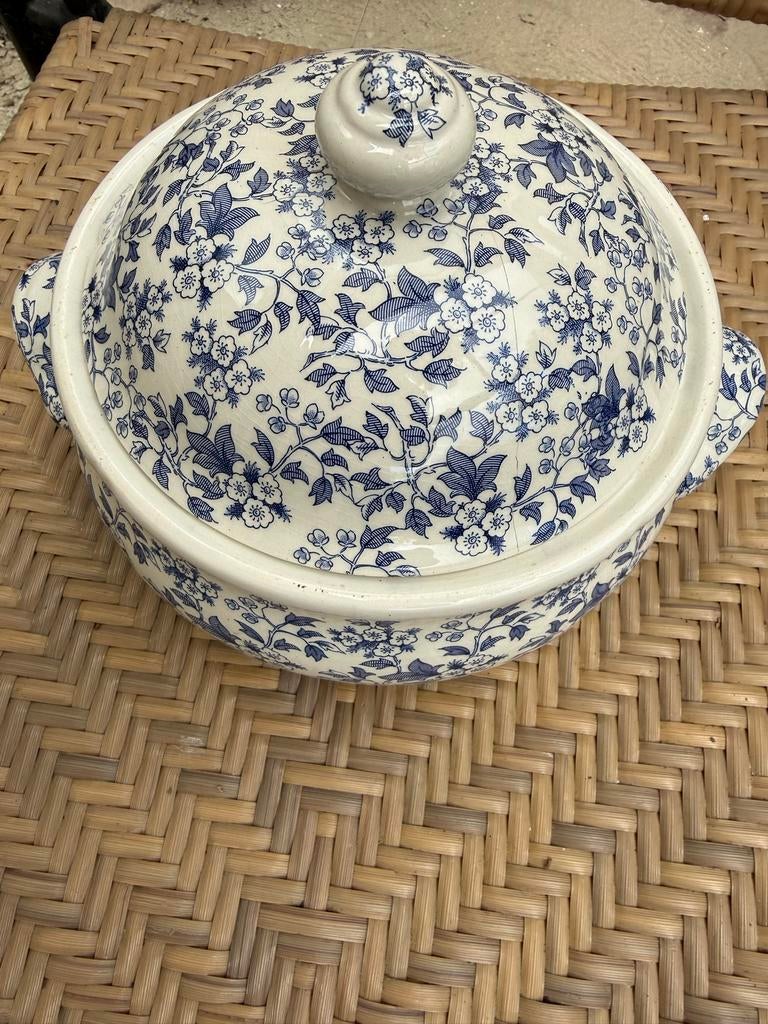 Vintage Ironstone Staffordshire ICTC May Blossom kom, Ophalen of Verzenden