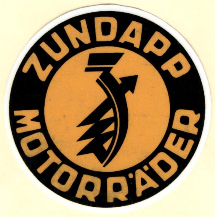 Zundapp Motorrader sticker #8, Motoren, Accessoires | Stickers, Ophalen of Verzenden