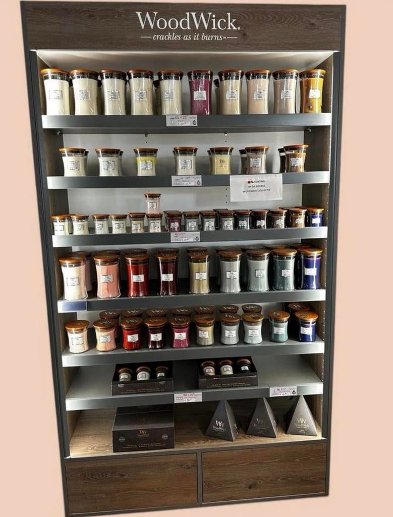 WoodWick kaarsen, Ophalen of Verzenden, Nieuw, Overige materialen, Minder dan 25 cm