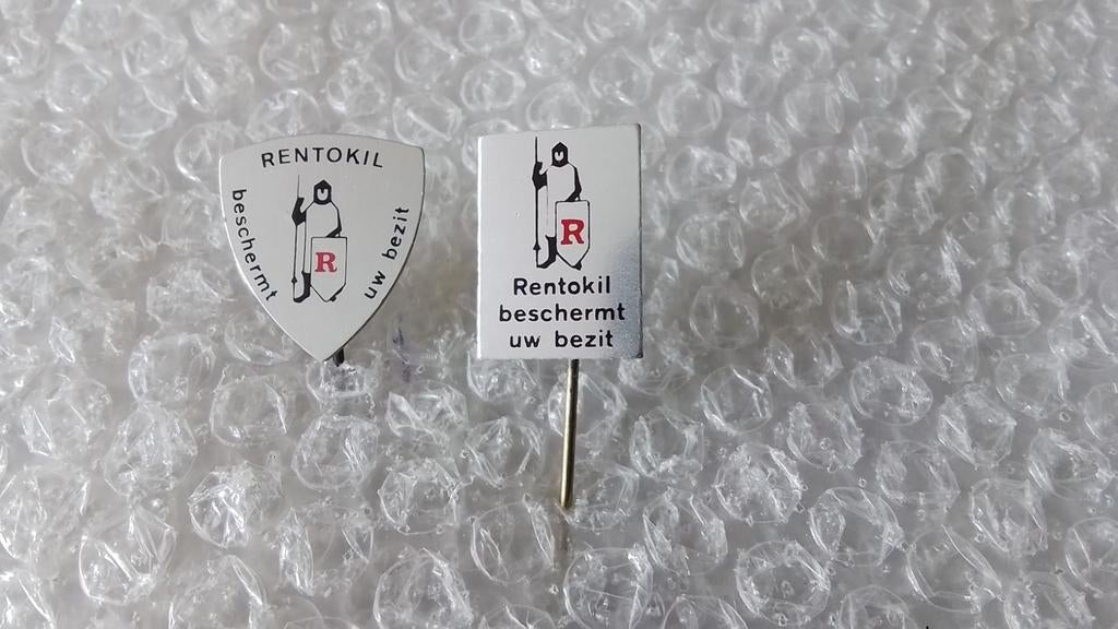 2 verschillende speldjes rentokil bestrijdingsmiddelen, Ophalen of Verzenden, Zo goed als nieuw, Overige onderwerpen