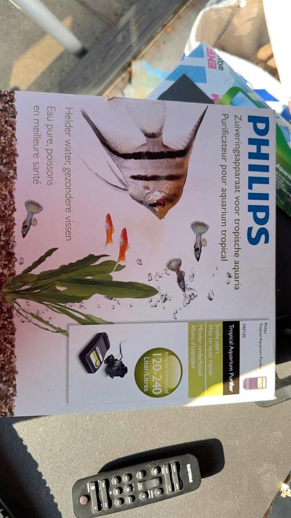 Nooit gebruikte  Philips Zuiveringsapparaat 120-240 Liter, Dieren en Toebehoren, Vissen | Aquaria en Toebehoren, Nieuw, Ophalen of Verzenden