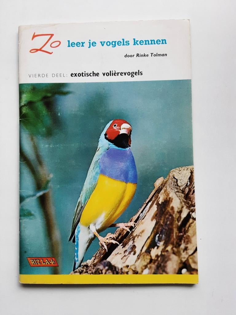 Rizla - Zo leer je vogels kennen - vierde deel, Ophalen of Verzenden