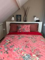 Pip Studio fall in leaf roze velvet quilt icl. sierkussen, Ophalen of Verzenden, Zo goed als nieuw, Eenpersoons