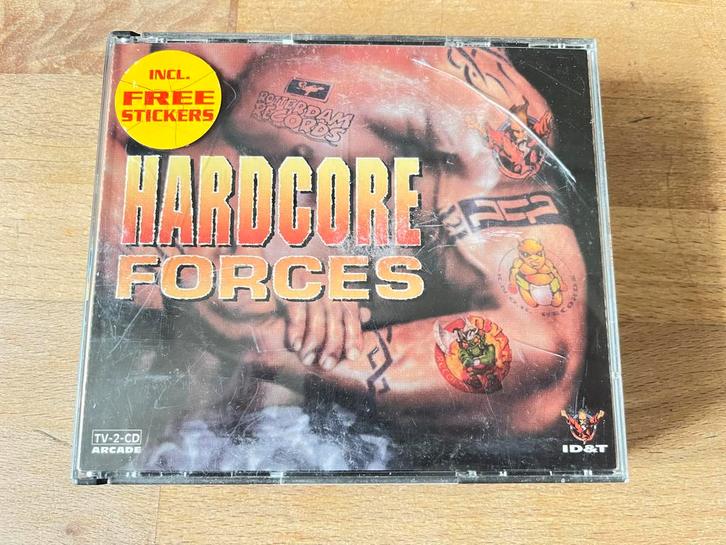 Hardcore Forces Dubbel CD - 90's Klappers Thunderdome, Cd's en Dvd's, Cd's | Dance en House, Gebruikt, Techno of Trance, Ophalen of Verzenden